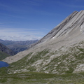 Le lac foréant ( 2618 m) et la taillante (3197m)  (Queyras - 05)