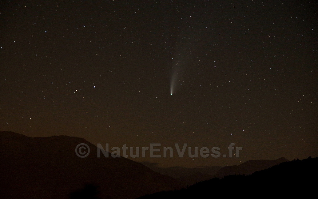 Comète néowise (23 juillet, Châteauroux les Alpes)